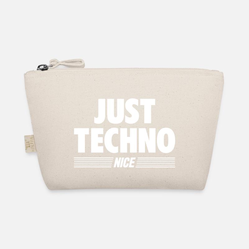 Nur Techno - Bio-Täschchen - Natur