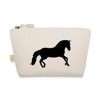 horse horse silhouette shadow shadow10 - Organic Pouch - nature - Front