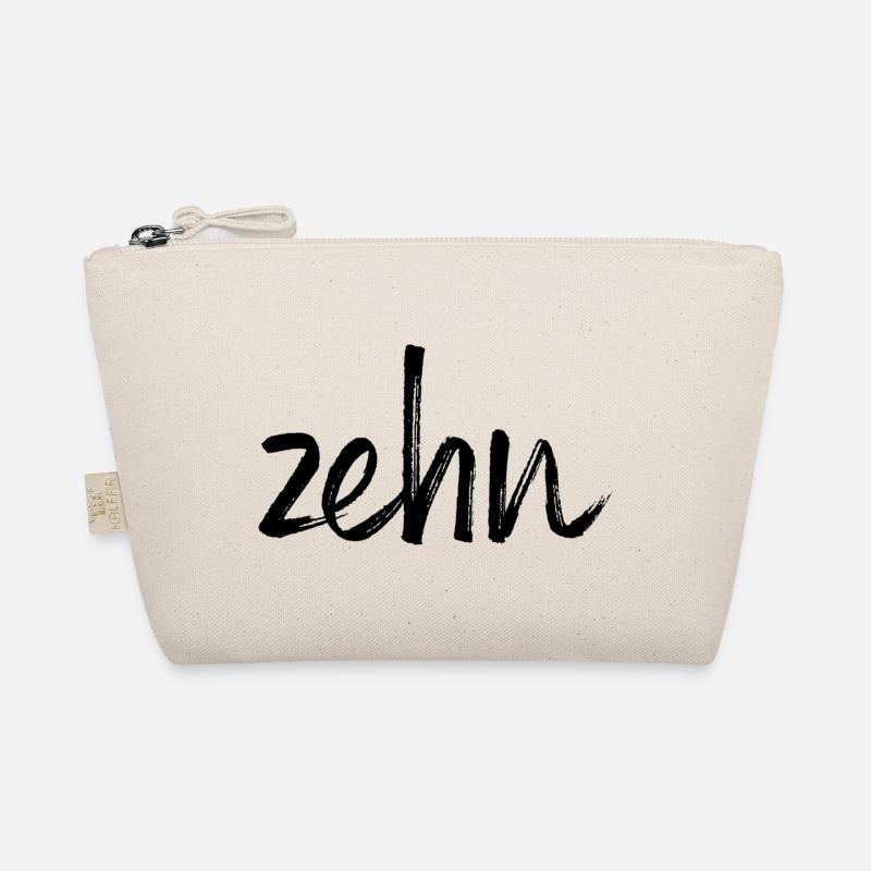 ten 10 birthday gift number Organic Pouch