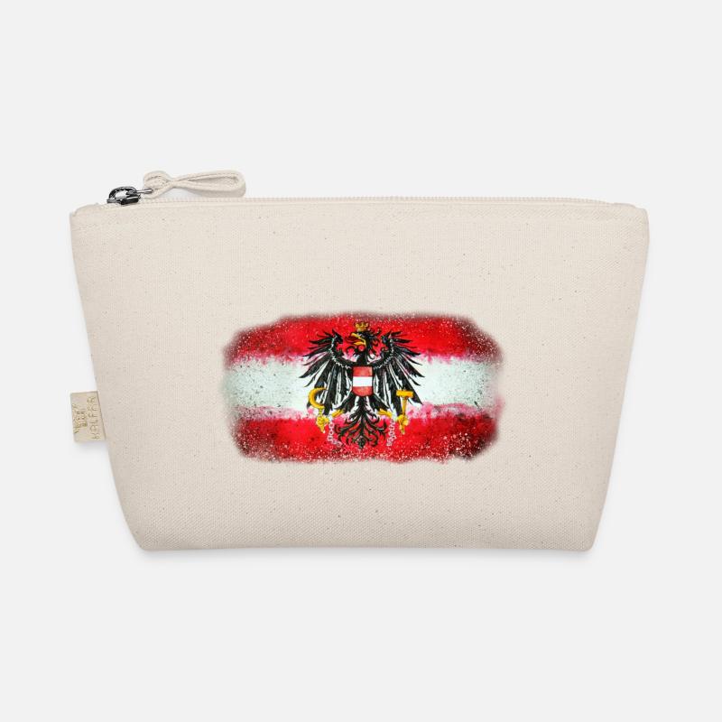 österreich Flagge - Bio-Täschchen - Natur