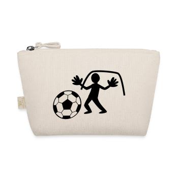 GOALIE mit Handschuhen die Rettung der Ball - Bio-Täschchen - Natur - Vorne