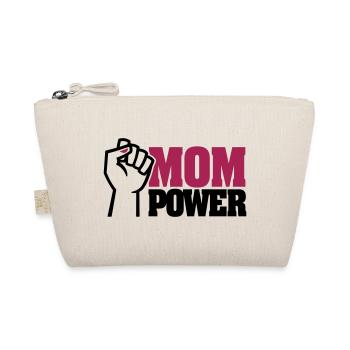 MOM POWER - Superhelden-Mutter - Ich liebe Mama - Mama - Bio-Täschchen - Natur - Vorne