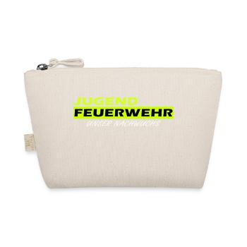 Feuerwehr jugend nachwuchs schriftzug neongelb - Bio-Täschchen - Natur - Vorne