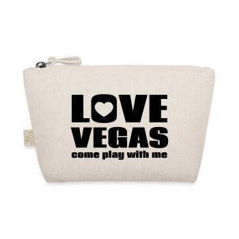 love_vegas3 - Bio-Täschchen - Natur - Vorne