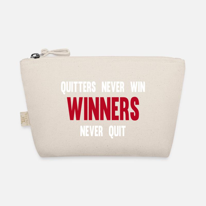 Quitters Never Win Winners Never Quit Trousse biologique