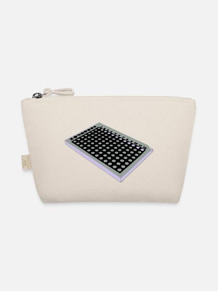 96 Well Plate / 96 Loch Platte - Bio-Täschchen - Natur - Vorne