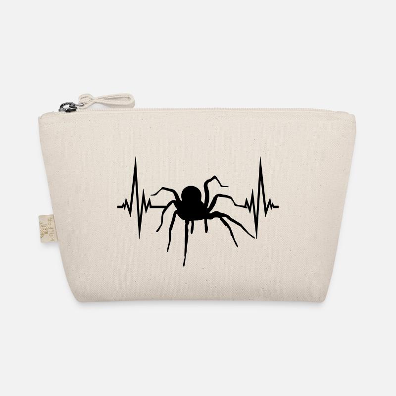 Frequency pulse heartbeat spider birdspider design Organic Pouch