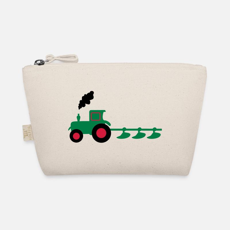 traktor trecker pflug Bio-Täschchen