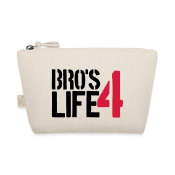 Cool Bros 4 Life Logo - Bio-Täschchen - Natur - Vorne