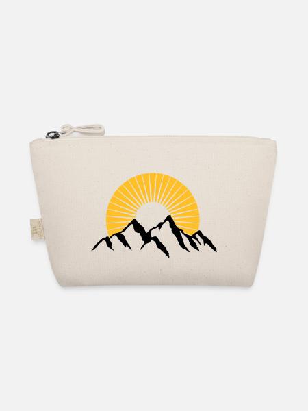 Schöne Berge Mit Sonne - Bio-Täschchen - Natur