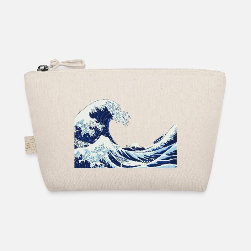 große Welle - big Wave Bio-Täschchen