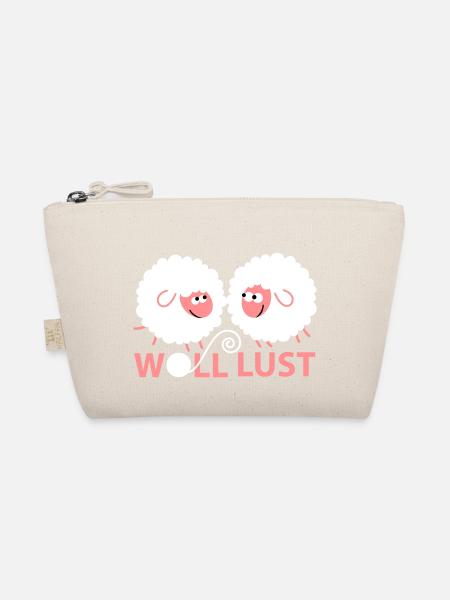 Woll Lust - Bio-Täschchen - Natur - Vorne