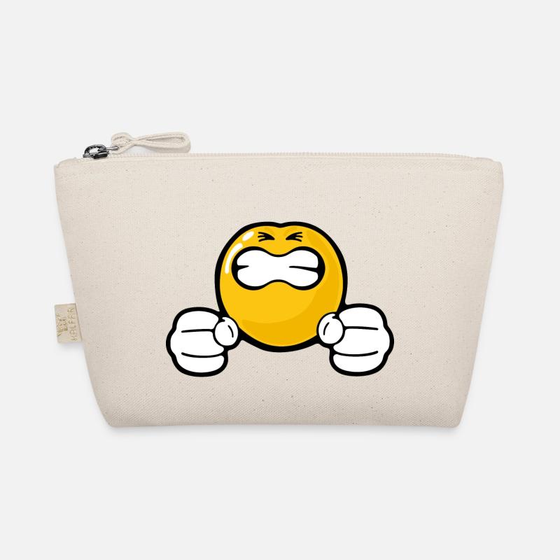 Smiley Anger Incensed Organic Pouch