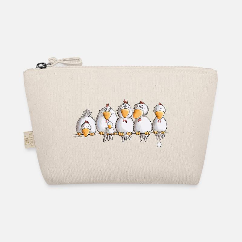 Chickens on the Chicken Pole I Chicken Comic Organic Pouch