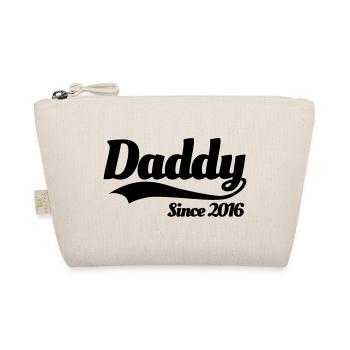 Daddy since 2016 - Organic Pouch - nature - Front