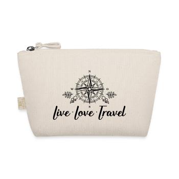 live love travel - Bio-Täschchen - Natur - Vorne