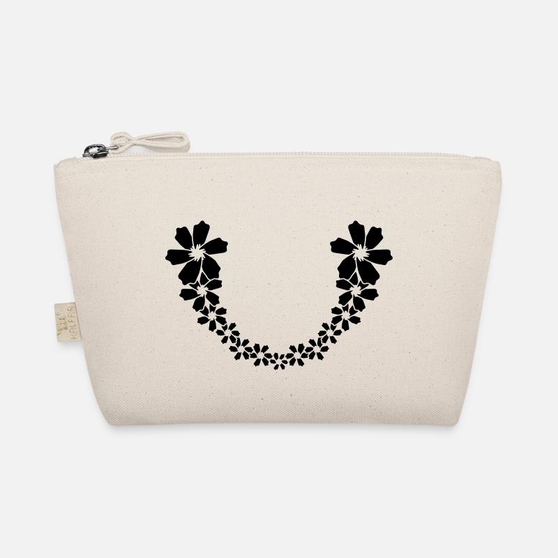 Flower tendril in a semicircle Organic Pouch