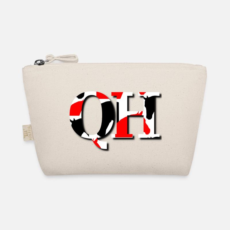 QH white red black - Organic Pouch - nature