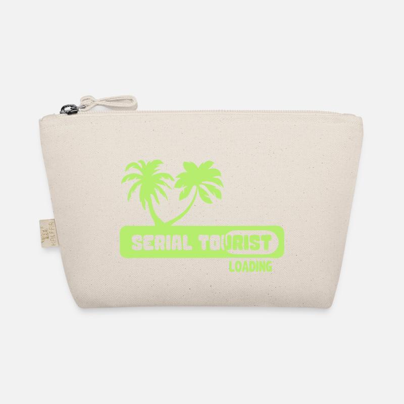 serial tourist Citation palmier loading humor Bio-Täschchen
