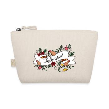Fuck you - Organic Pouch - nature - Front