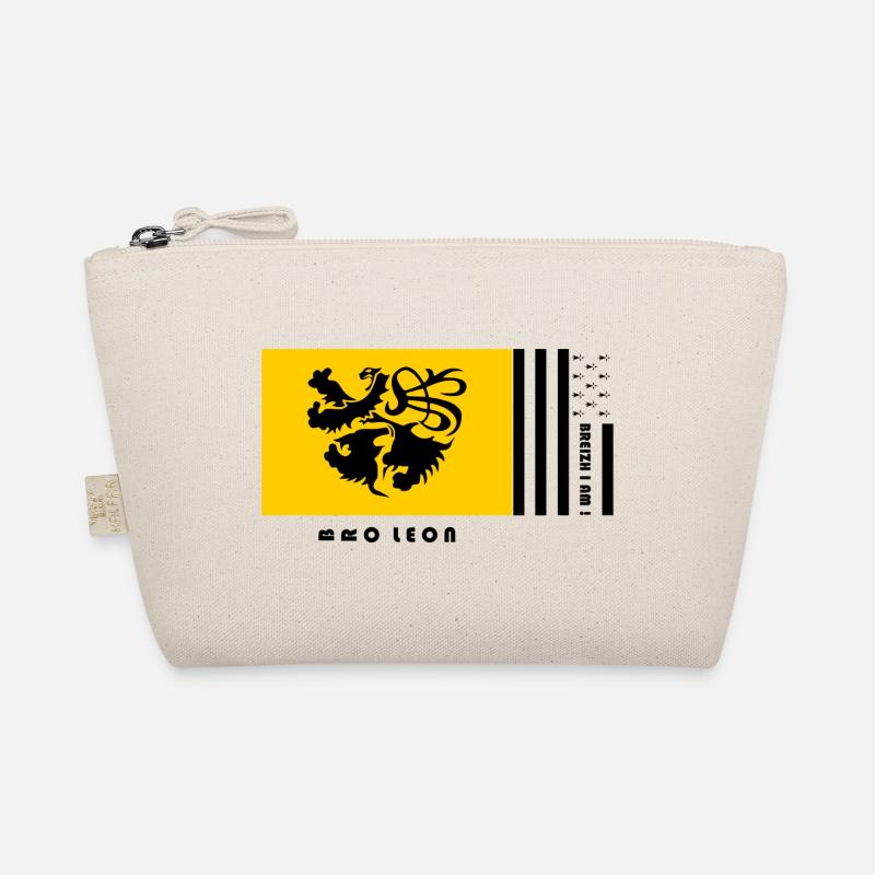 Bretagne - Wappen Pays de Léon Bio-Täschchen
