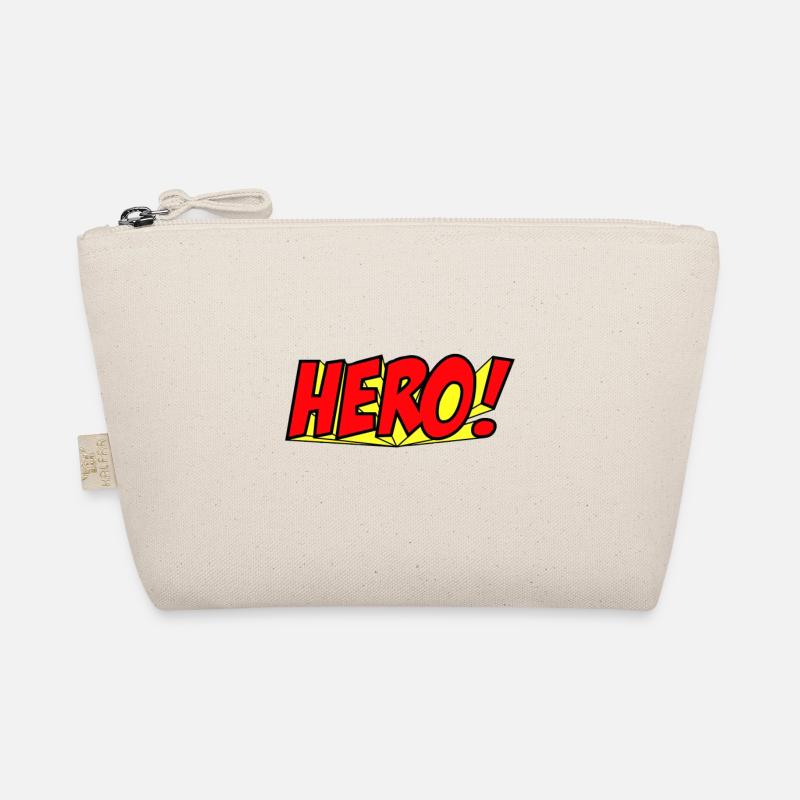 Superhelden Comics Geschichte Illustration Bio-Täschchen