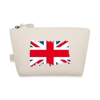 Great Britain National Flag - brush - Organic Pouch - nature - Front