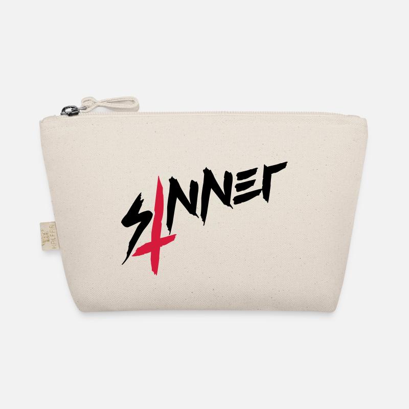 Sinner cross upside down Organic Pouch