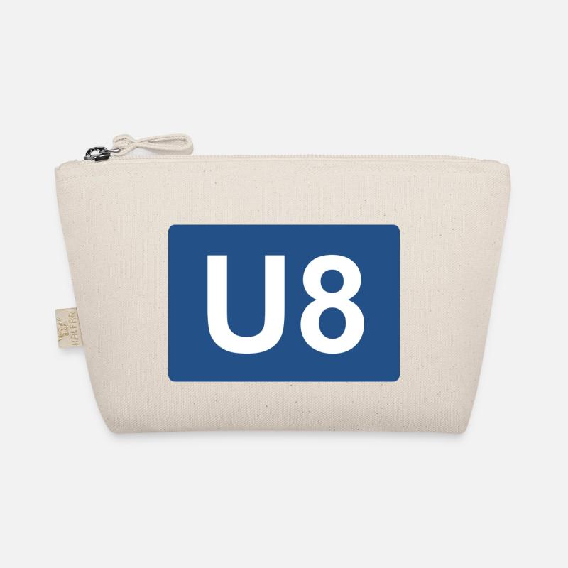 Berlin U-Bahn U8 Bio-Täschchen