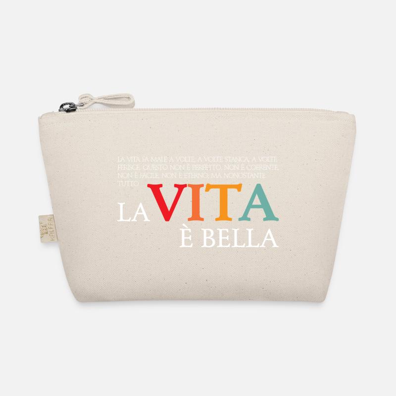 La vita e bella (dark) Organic Pouch