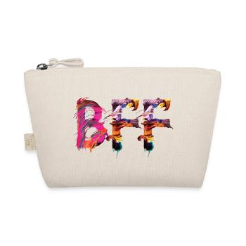 BFF, Best friends forever, abstract, font,colorful - Bio-Täschchen - Natur - Vorne