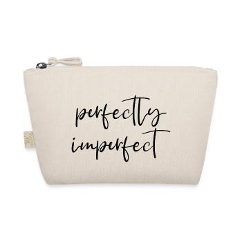 perfect imperfect English saying Perfect - Organic Pouch - nature - Front