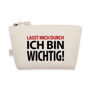 Lasst mich durch ich bin wichtig Chef Boss Kapitän - Bio-Täschchen - Natur - Vorne