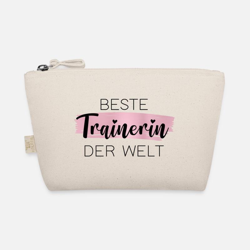 Beste Trainerin der Welt - Bio-Täschchen - Natur