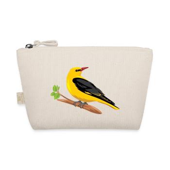 Oriole sits on a branch - Organic Pouch - nature - Front