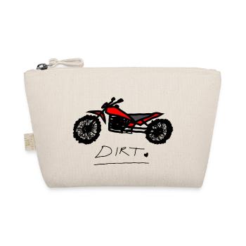 dirt motorbike - Organic Pouch - nature - Front