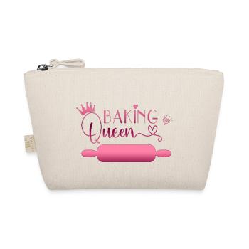 Baking Queen personalisierbar - Bio-Täschchen - Natur - Vorne