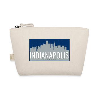 Indianapolis Skyline Night - Organic Pouch - nature - Front
