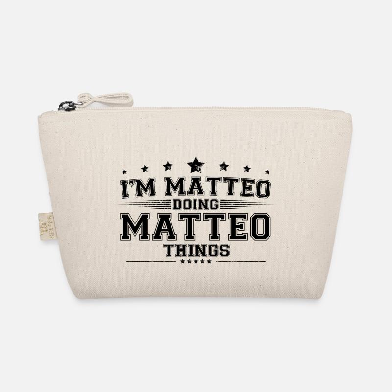 Ich bin Matteo, der Matteo-Dinge macht Bio-Täschchen