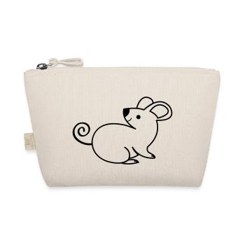 Maus - Bio-Täschchen - Natur - Vorne