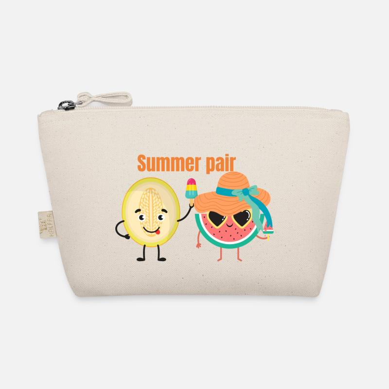 Sommer Sommer Paar - Bio-Täschchen - Natur