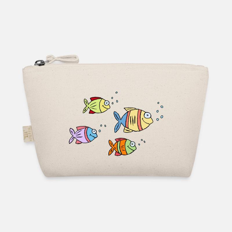 coloré poisson eau mer graffiti dessin d’enfants Trousse biologique