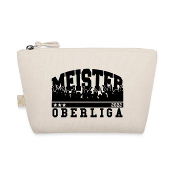 Meister 2022 Oberliga Aufstieg Fußball - Bio-Täschchen - Natur - Vorne