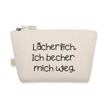 Party feiern Festival bechern saufen Alkohol - Bio-Täschchen - Natur - Vorne