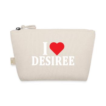 t-shirt J’adore Desiree t-shirt idée cadeau - Trousse biologique - nature - Devant