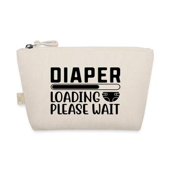 Diaper Loading Please Wait - Bio-Täschchen - Natur - Vorne