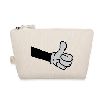OK Comic Hand Daumen - Bio-Täschchen - Natur - Vorne
