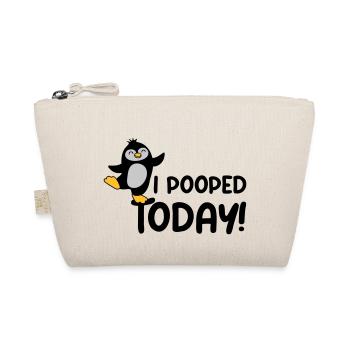 I pooped today Penguin - Organic Pouch - nature - Front