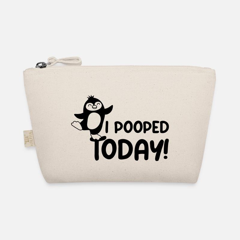 I pooped today Pinguin Bio-Täschchen