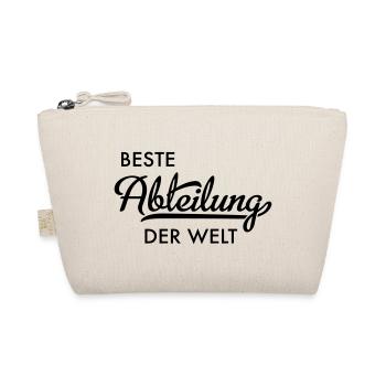 Beste Abteilung der Welt - Bio-Täschchen - Natur - Vorne